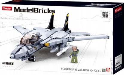 Picture of Gazelo Klocki Sluban Wojsko Samolot bojowy 404el. 135417 GAZELO