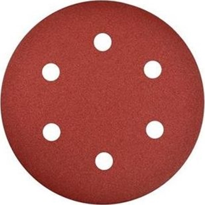 Attēls no Geko PAPIER CIERNY NA DYSK Z OTWORAMI 225MM P240 YRAFA (10SZT. OPAK.) G78815 GEKO