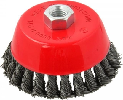 Attēls no Geko SZCZOTKA DRUCIANA CZOOWA PLECIONA 100MM/4" M14(60) G00592 GEKO