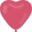 Attēls no Gemar Balony pastelowe SERCE bez nadruku, czerwone / 50 szt.