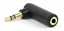 Изображение Gembird 3.5 mm stereo audio right angle adapter 90 degrees