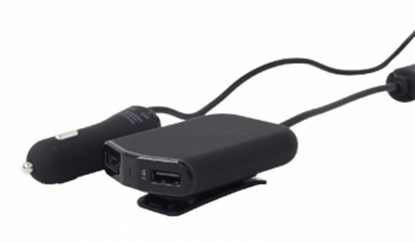 Picture of Gembird 4-port front and back seat car charger 9.6 A