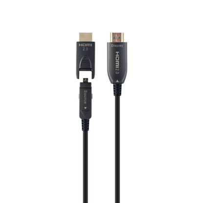 Изображение Kabel AOC High Speed HDMI with ethernet 30 m z adapterem D/A