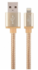 Picture of Gembird cotton braided USB Lightning 1.8m Gold