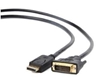 Изображение Gembird DisplayPort Male - DVI Male 1.8m Full HD