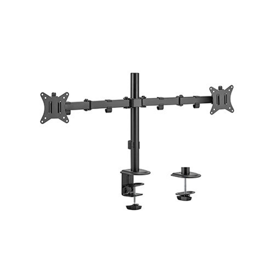 Изображение Gembird MA-D2-01 monitor mount / stand 81.3 cm (32") Desk Black