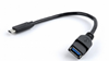 Изображение Gembird OTG USB Type C Male - USB Female 0.2m Black USB 3.0