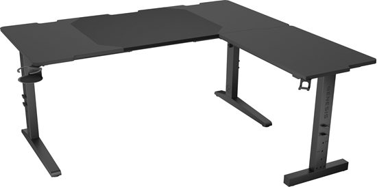 Изображение Genesis Gaming Desk | Holm 160 Modular Corner | Black/Anthracite