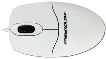 Attēls no GETT GCQ EasyMouse Kunststoff-Maus mit Scrollrad IP68 wasserdicht desinfizierbar optisch USB Farbe weiss