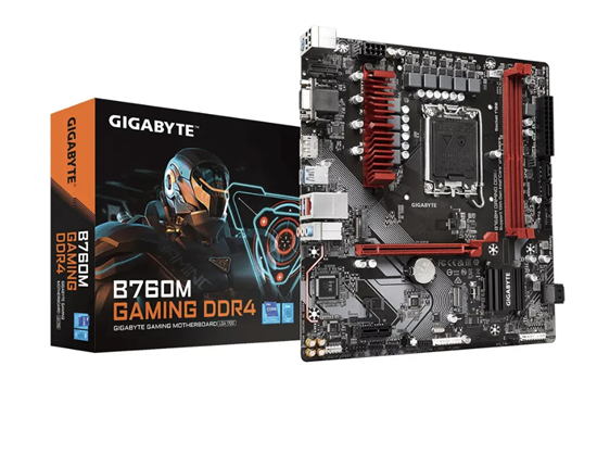 Picture of Gigabyte B760M GAMING DDR4 motherboard Intel B760 Express LGA 1700 micro ATX