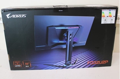 Изображение Gigabyte SALE OUT. MONITOR 31.5" AORUS FO32U2P EK, DEMO | AORUS FO32U2P EK1 | 31.5 " | UHD | 16:9 | 240 Hz | 0.03 ms | 3840 x 2160 pixels | 250 cd/m² | HDMI ports quantity 2 | Black | Warranty 34 month(s) | DEMO