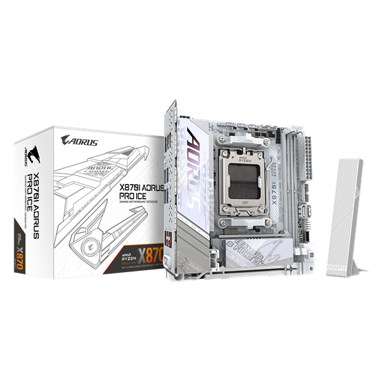 Picture of GIGABYTE X870I AORUS PRO ICE AM5 ITX MB