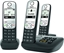 Attēls no Gigaset A690A Trio D-ECT Cordless Phone with Answering Machine Kolor: CZARNY
