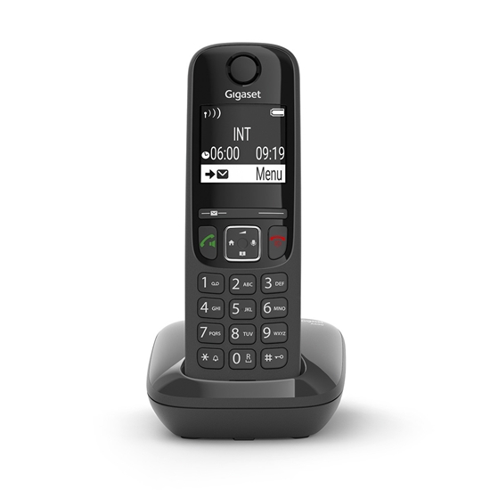 Picture of GIGASET WIRELESS PHONE AS690 BLACK (S30852-H2816-D201)