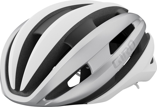 Изображение Giro Kask szosowy Synthe II Integrated Mips matte white silver roz. M (55-59 cm)
