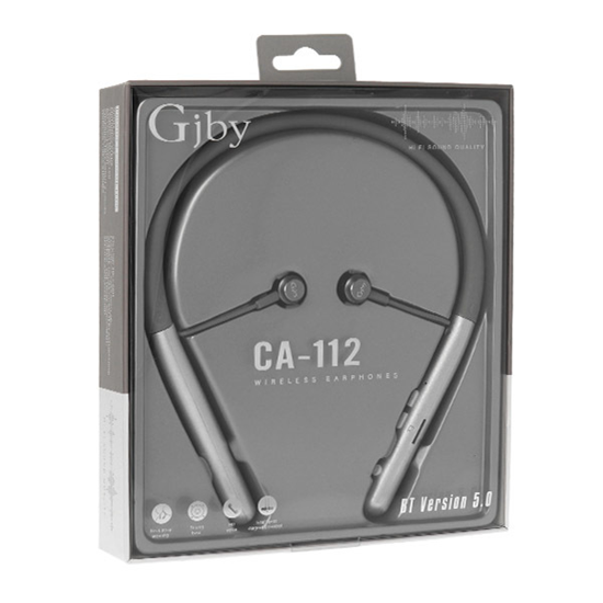 Picture of GJBY headphones - BLUETOOTH CA-112 Grey