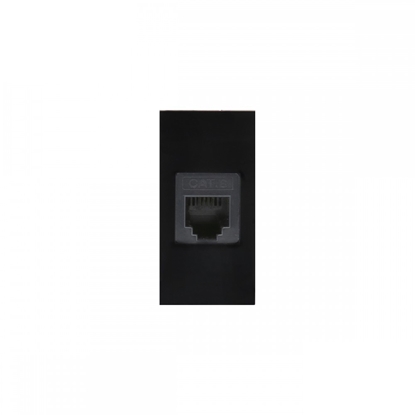 Изображение Gniazdo LAN pojedyncze pasuje do szklanych ramek MCE725B Czarne