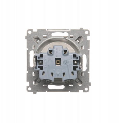 Attēls no Gniazdo wtyczkowe Kontakt-Simon 55 TGZ1CZ.01/144 pojedyncze z uziemieniem i przesonami modu 16 A, 250V~, szybkozcza szampaski mat