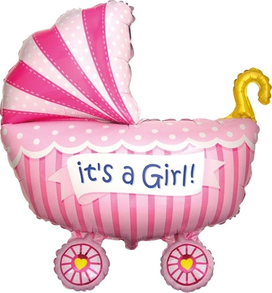 Picture of GoDan Balon foliowy 24" FX - Wózek dla dziewczynki, róowy - 1 szt./op.
