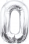 Picture of GoDan Balon foliowy B&C cyfra 0 srebrna 85cm