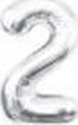 Picture of GoDan Balon foliowy B&C cyfra 2 srebrna 85cm