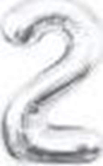 Picture of GoDan Balon foliowy B&C cyfra 2 srebrna 85cm