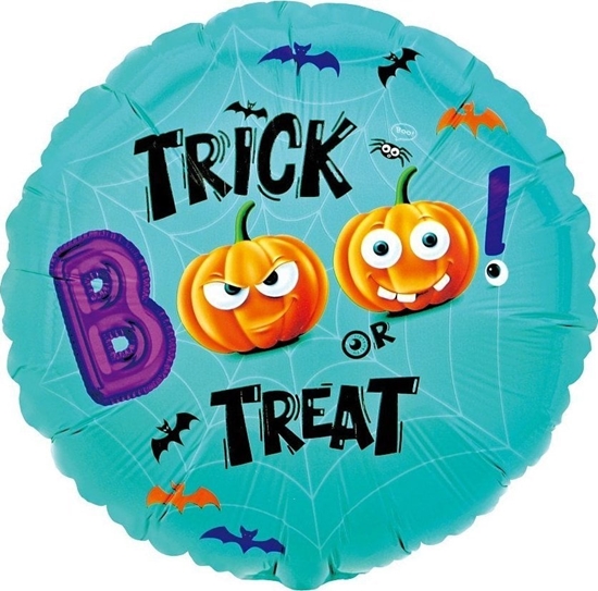 Изображение GoDan Balon foliowy BOO! Trick or Treat 36cm