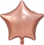 Attēls no GoDan Balon foliowy GWIAZDA, matowa, róowo-zota, 19 cali