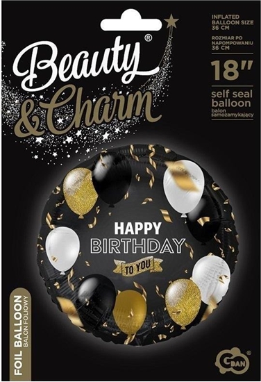 Изображение GoDan Balon foliowy Happy Birthday to you, 18"