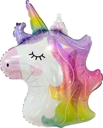 Picture of GoDan Balon foliowy Jednoroec (gowa) 75cm byszczcy