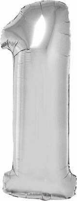 Attēls no GoDan Balon foliowy Smart srebrny 76cm