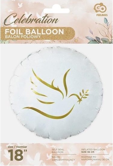 Picture of GoDan Balon foliowy Zoty gobek okrgy