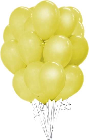 Picture of GoDan Balony pastelowe óte, B&C, 30 cm, 50 szt.