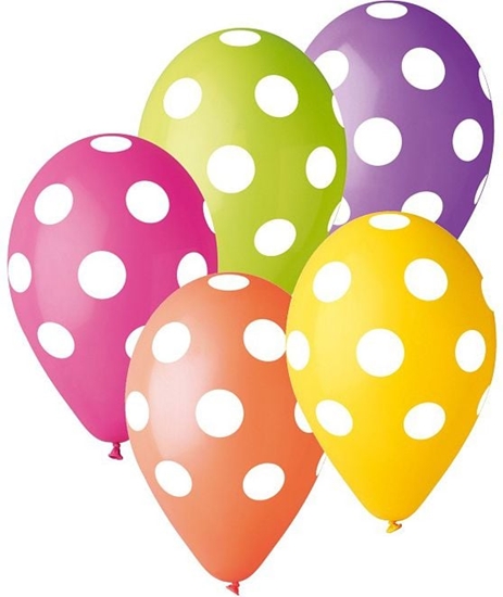 Изображение GoDan Balony Premium Grochy 12"