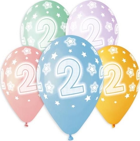 Picture of GoDan Balony Premium Hel z nadr. 2, 13 cali / 5szt