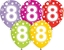Picture of GoDan Balony z cyframi: 8, 12"/ 5 szt. Godan