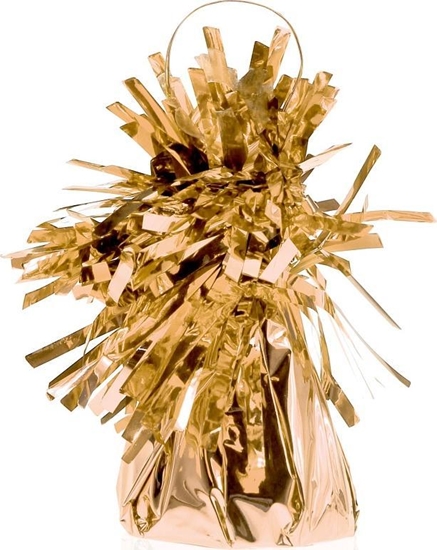 Изображение GoDan Ciarek do balonów foliowy róowo-zoty 145g