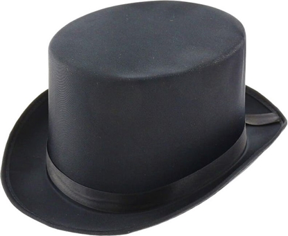 Picture of GoDan Kapelusz Cylinder czarny aksamitny - 1 szt. uniwersalny