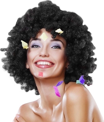 Attēls no GoDan Peruka mega afro czarna - 1 szt. uniwersalny