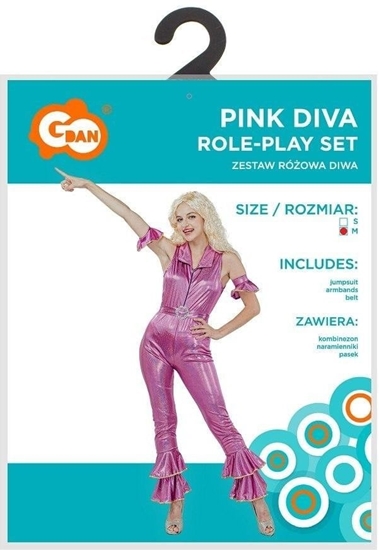 Picture of GoDan Strój dla dorosych Róowa Diwa rozm. M