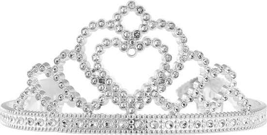 Picture of GoDan Tiara diadem srebrny ksiniczki - 1 szt.. uniwersalny
