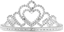 Attēls no GoDan Tiara diadem srebrny ksiniczki - 1 szt.. uniwersalny