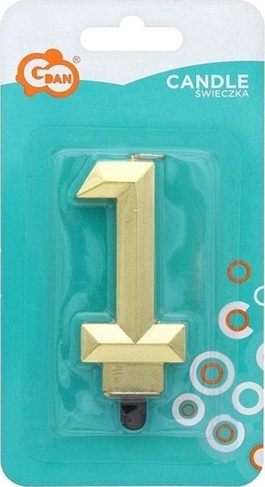 Picture of GoDan wieczka Cyfra 1 Diament 7.6cm