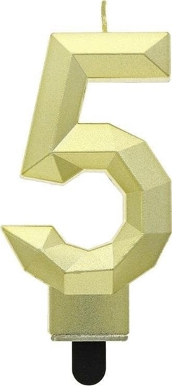 Picture of GoDan wieczka Cyfra 5 Diament 7.6cm