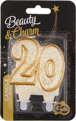 Picture of GoDan wieczka Liczba 20, zoty kontur