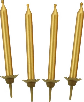 Picture of GoDan wieczki urodzinowe zote - 10 szt. uniwersalny