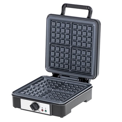 Изображение Adler | Waffle Maker | AD 3049 | 1200 W | Number of pastry 4 | Belgium | Black