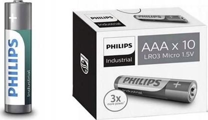 Attēls no GoGEN BATERIA ALKALICZNA PHILIPS AAA x4  ALKALINE LR03I10C/ 10szt INDUSTRIAL>