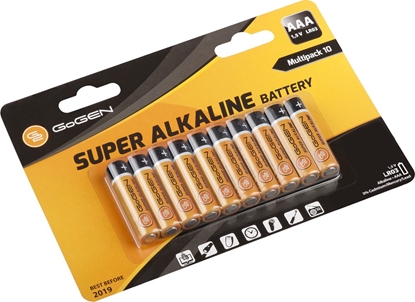 Attēls no GoGEN Baterie alkaliczne AAA Gogen - LR03 10szt - GOG-R03ALKALINE10