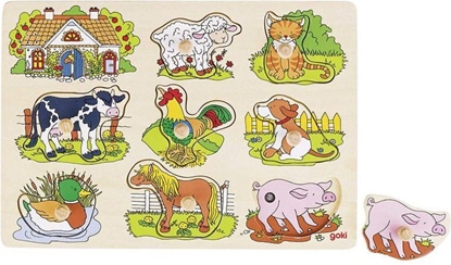 Изображение Goki Ukadanka z uchwytami- zwirzta wydajce odgosy (GOKI-57895)